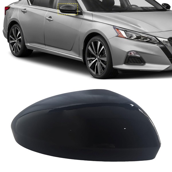 Rear View Mirror Cover Cap, For Nissan Altima 2019-2022 Glossy