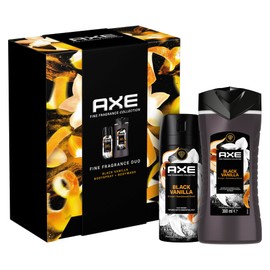 Axe Fine Fragrance Collection - Set regalo "Black Vanilla" con deodorante e gel doccia (150 ml + 300 ml)