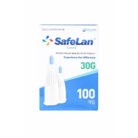 safelan 세이프란 란셋30G 100개입 자동수동호환 사혈침 채혈침 Safelan Lancet 30G 100pcs Auto/Manual Compatible Blood Collection Needle