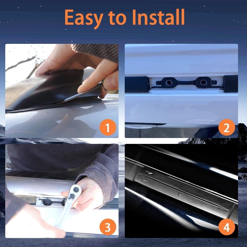 KPALAG 4PCS Roof Rack Removal Delete Kit Compatible with Toyota