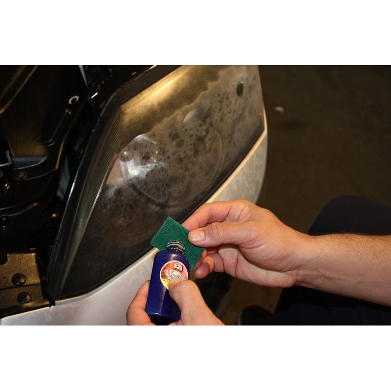 Plastic Headlight Lens Repair Cleaner Haze Remover Kit