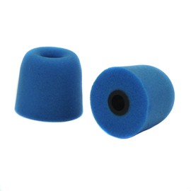 6 Packs (12 Pieces) 3mm Memory Foam Tips in-Ear Monitor Replacement Earplugs Foam Cover Medium, Blue