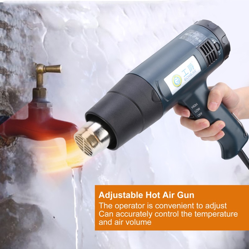 GJ‑3A 1600W Professional Temperature Adjustable Hot Air Gun Heat Gun