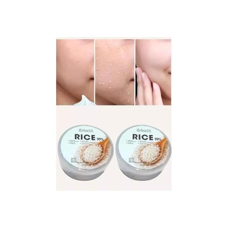 Erha21 Gel Extracto De Arroz Anti Acné Facial Suaviza Hidrata