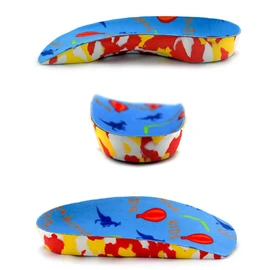 FootActive Kids 3/4 - 3/4-Length Children's Insole SK - 11/13 UK Child, Multicolour, 11/13 UK CHILD