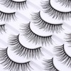 Azenlo False Eyelashes 20 Pairs Wispy Lashes Faux Mink Lashes