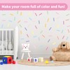 300 Pieces Confetti Wall Decal Stickers Window Decal Stickers Removable