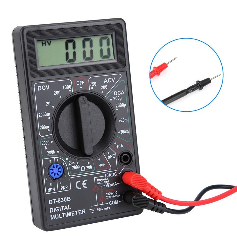 DT-830B Multifunctional Digital Multimeter AC DC Voltage Tester Amp Volt
