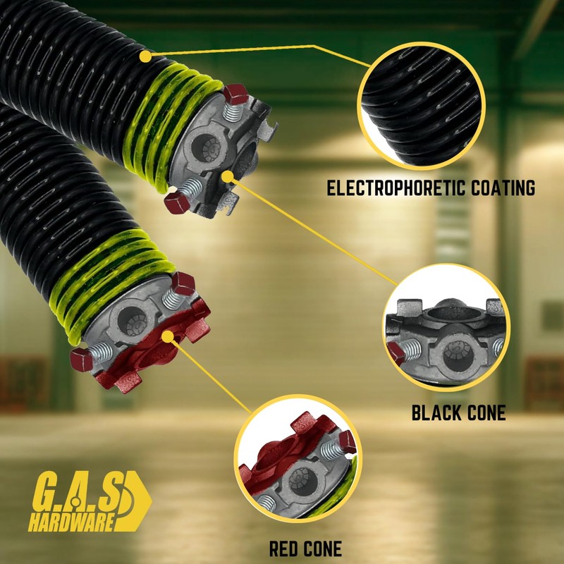Alcan Garage Door Torsion Spring 243x2x28 Springs for Garage Door