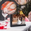 Lavezee 2 Pack 5x7 Picture Frames Made of Black Wooden