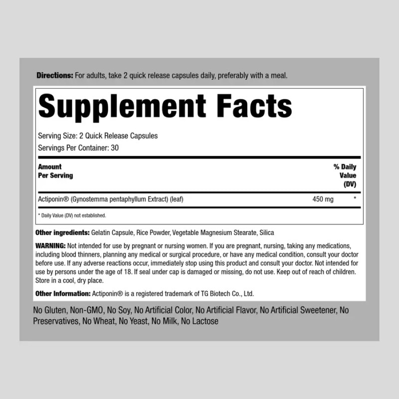 Piping Rock AMPK Metabolic Activator 450 mg | 60 Capsules