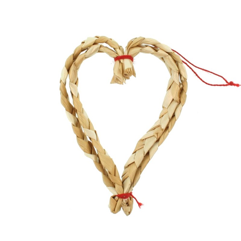 ScandinavianShoppe Straw Ornament Assortment - 48 pc, Natural