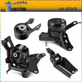 Gearzaar 4pc Engine Motor & Transmission Mount for Toyota Yaris 2006-11 15-17 Auto trans