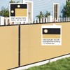 Sunocity 8ft x14ft Customized Size Privacy Fence Screen, 90% Blockage