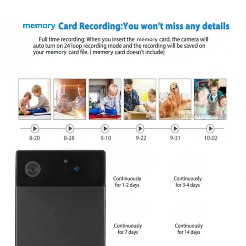 Mini WiFi Camera 1080P HD Night Vision Motion Detection Remote