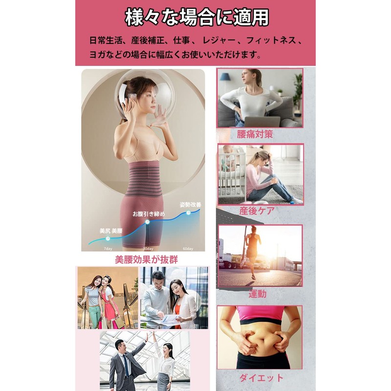 [AOIIWER] 骨盤 ガードル ハイウエスト ガードル コルセット【おしゃれ 人気】【お腹引き締め 美尻ショーツ】長時間履ける 柔らかい 履き心地
