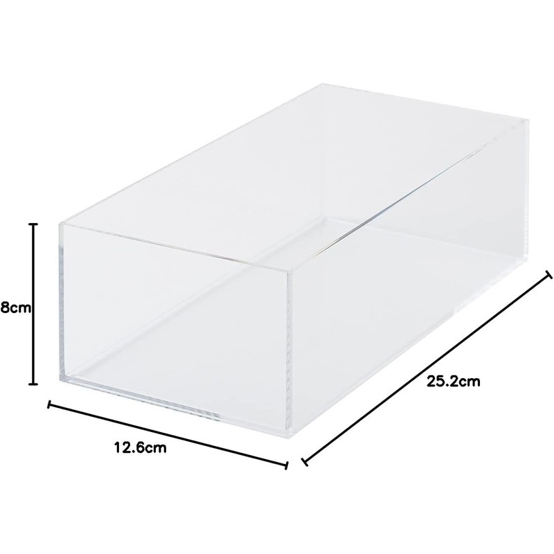 Muji 44089576 Stackable Acrylic Box, Medium, Approx. Width 10.9 x