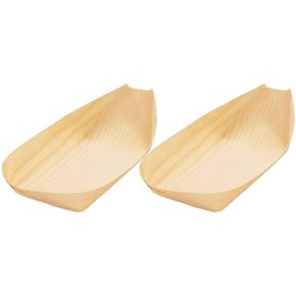 Sutra Boat Plate, 6 inch Wooden Boat 6 inch (100 Pieces)