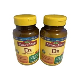 Nature Made 2 PACK 220 TABLET 440 Total Nature Made 2000 IU  VITAMIN D3  Exp 07/25 Shlf