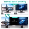 HDMI Multiviewer Switch 4x1 Seamless Switcher Quad Multi-Viewer 4 in