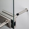 Stoppwerk Wall Mounted Door Stop 10cm - Long Stainless Steel