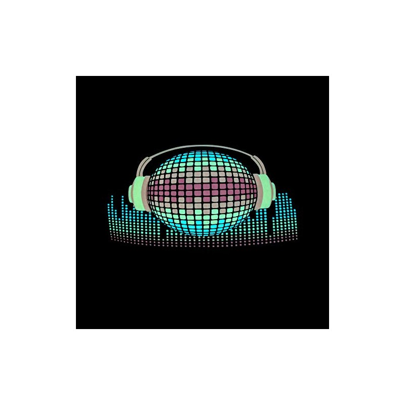 Capled - Gorra de béisbol con luces LED, Disco, Medium