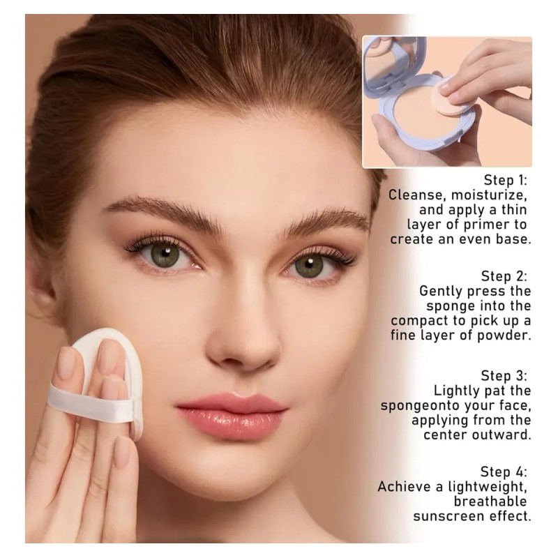Pó Prensado 4 Em 1 Spf 50 Matte Oil Control
