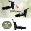 Litoexpe BPA-Free Replacement Cooler Faucet, 2 Pcs Reusable Plastic Spigot
