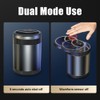 Car Ashtray,Detachable Portable Mini Vehicle Trash Can Smart Sensor with