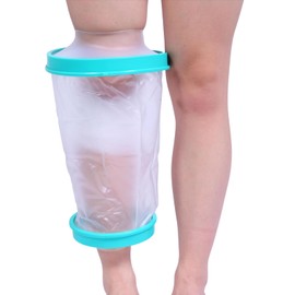 MADGININE Waterproof Leg Cover for Shower Reusable Leg Cover for Shower Watertight Waterproof Cast Cover Leg Lightweight Reusable Waterproof Knee Cover for Shower Watertight Protection for Knee,Leg
