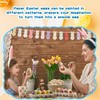 80 Pcs 3 Inch Paper Mache Easter Eggs Fillable DIY