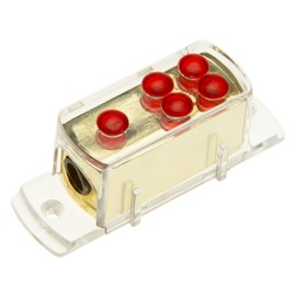 Adapter Universe® 12 V 1 x 25 mm² 4 x 10 mm² 1-4 Car Splitter Suitable for HiFi Amplifier