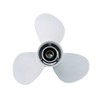 PWCMAN Outboard Propeller 11x17 Aluminum Boat Outboard Propeller fit Yamaha