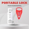 2-Pack Portable Door Lock for Hotel, Home, College Dorm, safety,