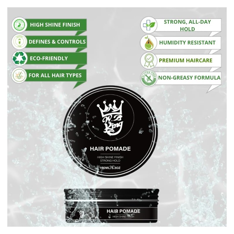 W.B king Strong Hold Pomade – 150 ml