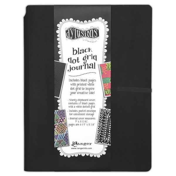 Dylusions Black Dot Grid Art Journal