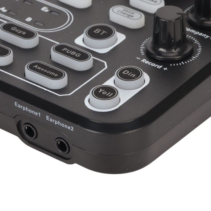 Live Sound Card Sound, Mixer Board with 8 Sound Effects