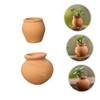 BESPORTBLE 2sets Terracotta Pots Set Small Clay Pots for Succulents
