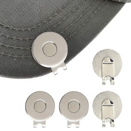 Pack of 4 Magnetic Hat Clip Golf Ball Marker Clip Beautiful Hat Clip with Magnet Golf Ball Marker Visor Clip Golfer