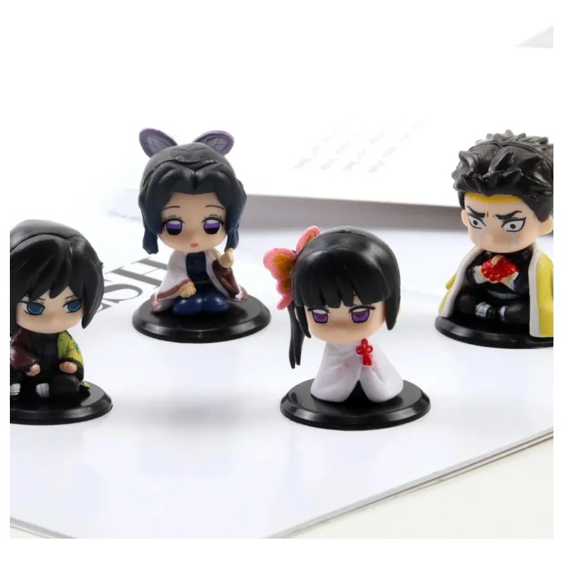 Figuras Coleccion Demon Slayer Anime Munecos Juguetes Regalo