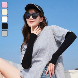 Sunlight, UV protection, arm sleeves, summer cool sleeves, UV protection 01Arm sleeve-pink 6ea