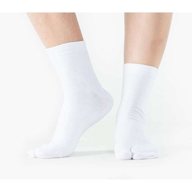 Men's Flip Flop Socks Tabi Split Toe Geta Wicking Cotton
