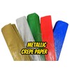 Crepe Paper Metallic 10 Rolls of 79x20 Inches ( Pascua