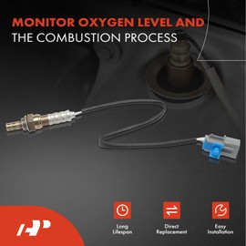 A-Premium Sensor de oxígeno O2 compatible con Mitsubishi Eclipse 2006 2007 2008 2009 2010 2011 2012, L4 2.4L, Upstream