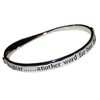 Daughter..... Another Word For Best Friend Silver Sentiment Bangle