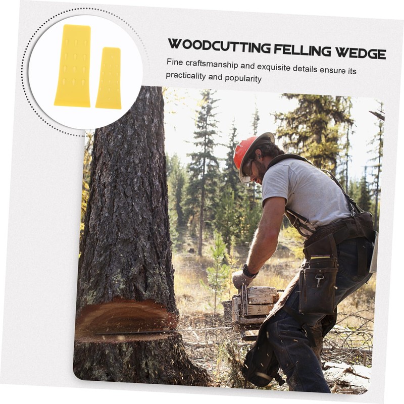 ORFOFE Plastic Tree Felling Wedges 4pcs Set for Logging and