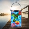Hanging Solar Lantern Outdoor Decorative Waterproof LED Solar Hummingbird Lights