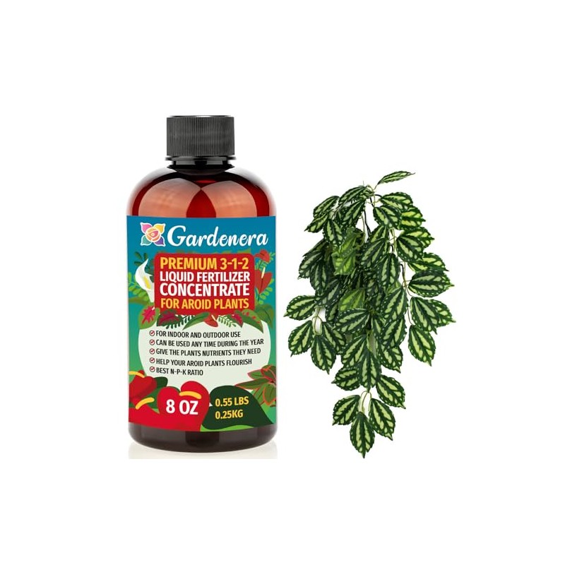 Premium Liquid AROID Plant Fertilizer - 3-1-2 Concentrate for Indoor