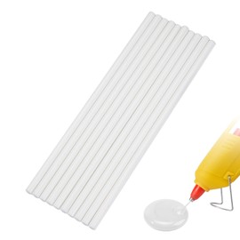 WWYICHEN 10 Pieces Mini Hot Glue Gun Sticks 7 mm by 200 mm Hot Melt Glue Sticks for DIY Art Craft, White