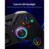 BINBOKPLAY Wireless Gaming Controller, Multi-platform Gamepad with LED Backlight, Dual
